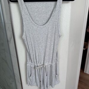 Vuori Light Gray Sleeveless Jumpsuit